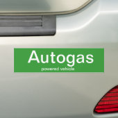 Autogas trieb Fahrzeug - Autoaufkleber an (Auf Auto)
