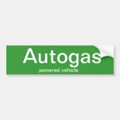 Autogas trieb Fahrzeug - Autoaufkleber an (Vorne)