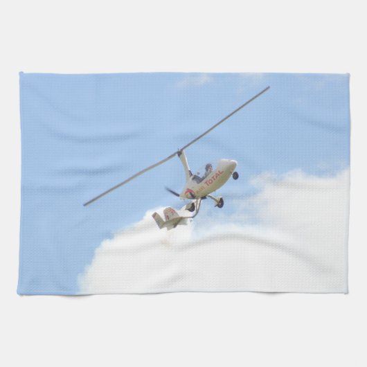 Autogiro im Flug Handtuch (Horizontal)