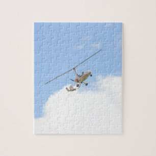 Autogiro im Flug Puzzle
