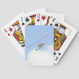 Autogiro im Flug Spielkarten