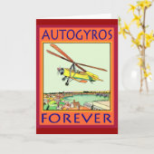 Autogiros für immer karte (Gelbe Blume)