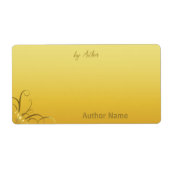 Autografisch durch das Goldene Swirl-Label des Aut (Vorne)