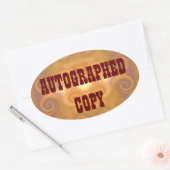 Autografische Kopie - Oval Stickers (#7) (Umschlag)
