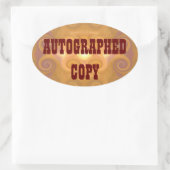 Autografische Kopie - Oval Stickers (#7) (Tasche)