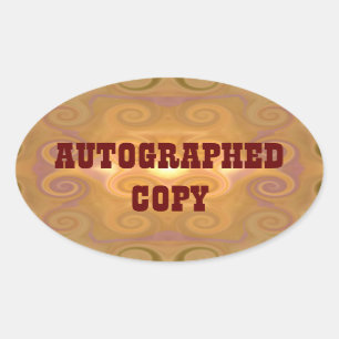 Autografische Kopie - Oval Stickers (#7)