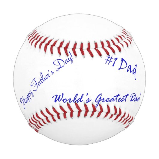 Autografischer Baseball (Rückseite)