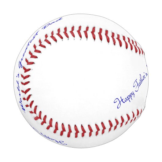 Autografischer Baseball (Vorderseite Links)