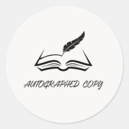 Autografischer Kopieraufkleber Runder Aufkleber