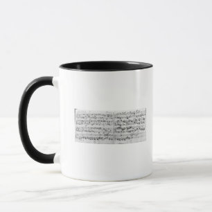 Autogramm des partita 'Sei gegruesset Tasse