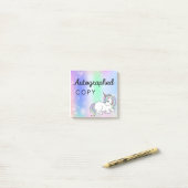 Autogramm-Post-it-Notizen für Fantasy-Autoren Post-it Klebezettel (Auf Schreibtisch)