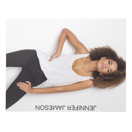 Autogrammdiagramm Notepad 8.5x11 Actor-Headshots Notizblock (Vorderseite)