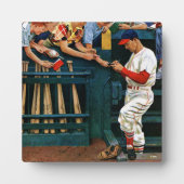 Autogrammsitzung Fotoplatte (Vorderseite)