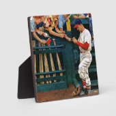 Autogrammsitzung Fotoplatte (Vorderseite)