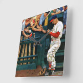 Autogrammsitzung Quadratische Wanduhr (Winkel)