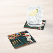 Autogrammsitzung Rechteckiger Pappuntersetzer (Vor Ort)