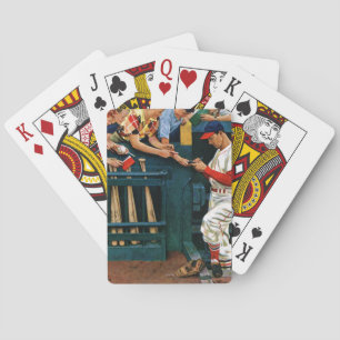 Autogrammsitzung Spielkarten