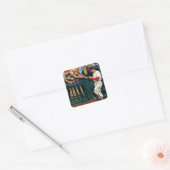 Autogrammstunde Quadratischer Aufkleber (Umschlag)