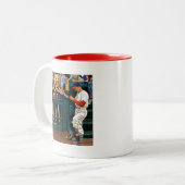 Autogrammstunde Zweifarbige Tasse (Vorderseite Links)