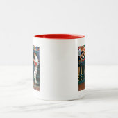 Autogrammstunde Zweifarbige Tasse (Mittel)
