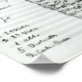 Autogrammzahl nach Akt III Poster (Ecke)