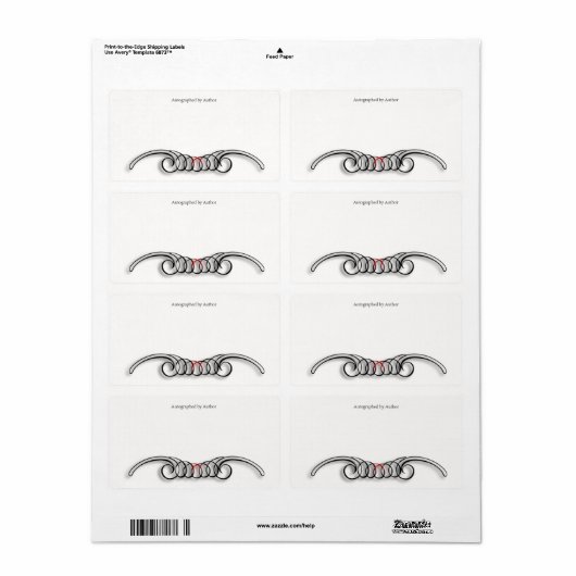 AutoGraph durch Autor-Buchzeichen (Vorne)