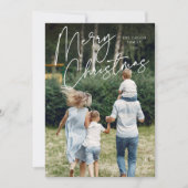 Autograph | Frohe Weihnachten Vertikales Foto (Vorderseite)