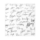 Autograph Notizblock (Vorderseite)