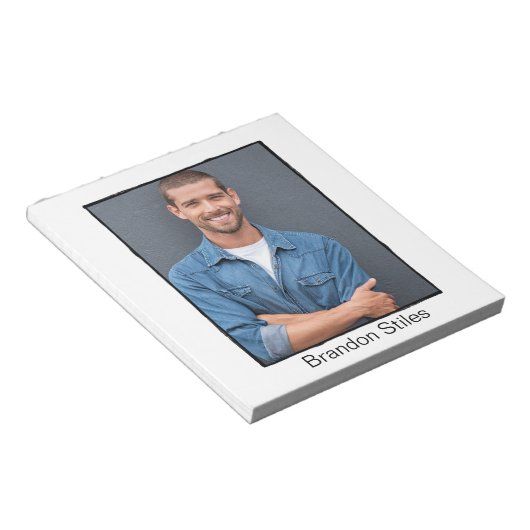 Autograph Pad | Klassische Retrogrenze Notizblock (angewinkelt)