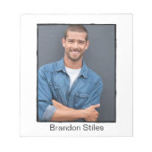 Autograph Pad | Klassische Retrogrenze Notizblock (Vorderseite)