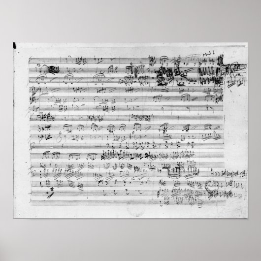 Autograph-Punktbogen für Trio mi bemol opus Poster (Vorne)