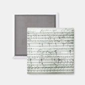 Autograph score of'Fragment aus dem Magnet (Vorderseite/Rückseite)