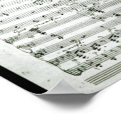 Autograph score of'Fragment aus dem Poster (Ecke)