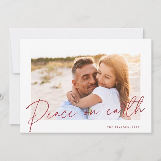 Autograph | WELTFRIEDEN FOTO Feiertagskarte (Vorderseite)