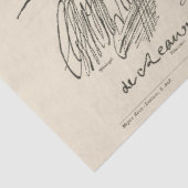 Autographen berühmter Handgeschriebener Personen Seidenpapier (Ausschnitt)