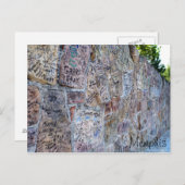 Autographenmauer Postkarte (Vorne/Hinten)