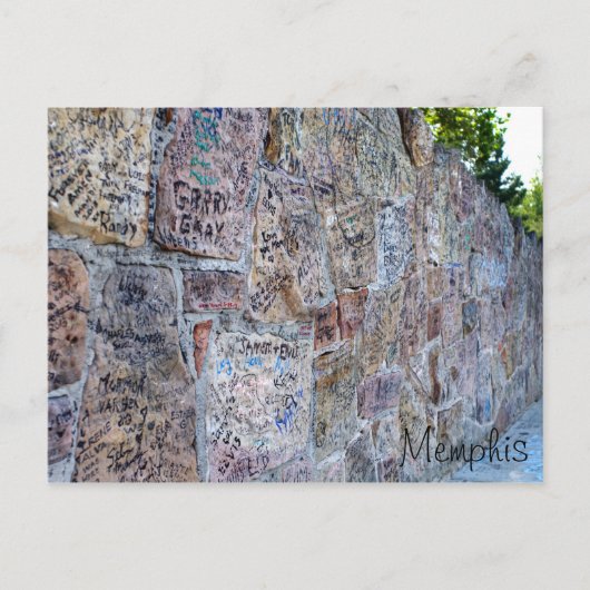 Autographenmauer Postkarte (Vorderseite)