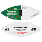 Autographie School Champions Green Football (Paneele)