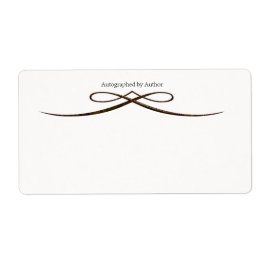 Autographiert durch Autor-Buchzeichen