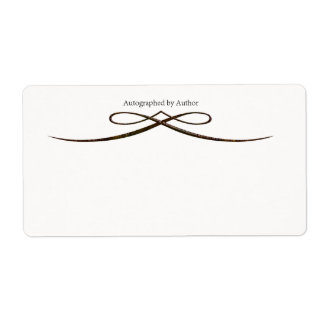 Autographiert durch Autor-Buchzeichen