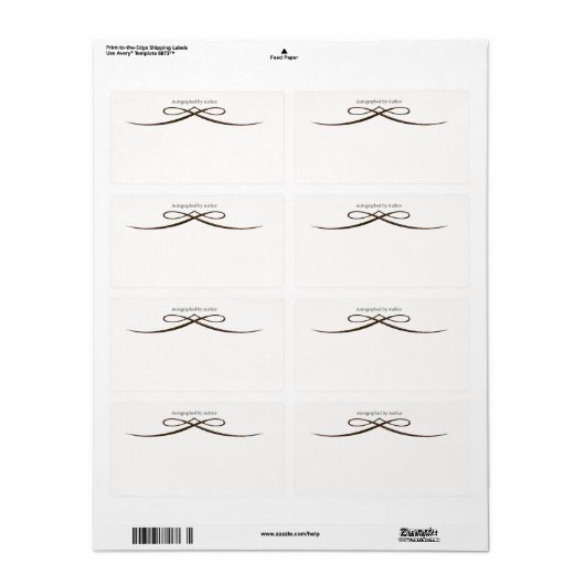 Autographiert durch Autor-Buchzeichen (Vorne)