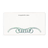 Autographiert durch Autor-Buchzeichen (Vorne)