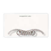 Autographiert durch Autor-Buchzeichen (Vorne)