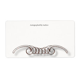 Autographiert durch Autor-Buchzeichen