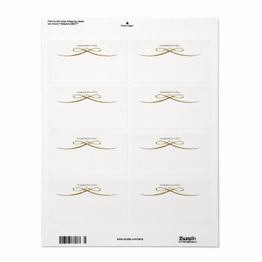 Autographiert durch Autor-Buchzeichen (Vorne)