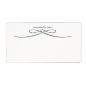 Autographiert durch Autor-Buchzeichen (Vorne)