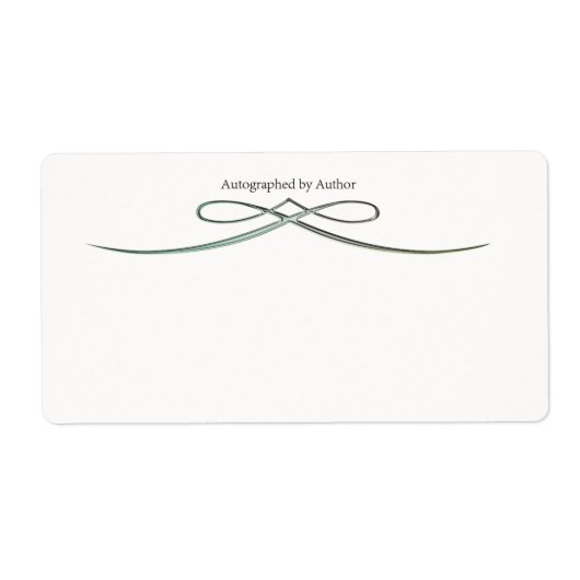 Autographiert durch Autor-Buchzeichen (Vorne)