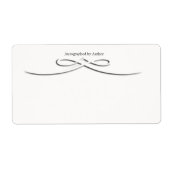 Autographiert durch Autor-Buchzeichen (Vorne)