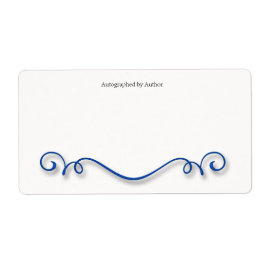 Autographiert durch Autor-Buchzeichen