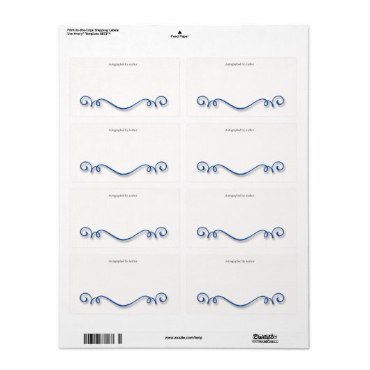 Autographiert durch Autor-Buchzeichen (Vorne)